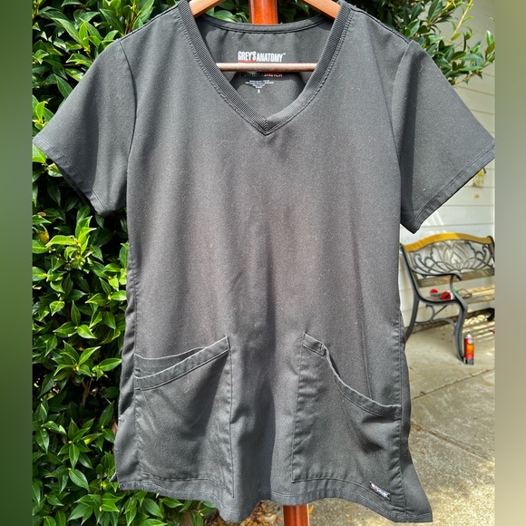 Black Grey’ Anatomy Scrub Set SMALL - Picture 2 of 10